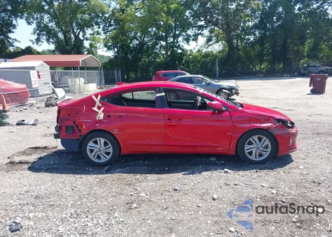 2020 Hyundai Elantra Sel z USA, uszkodzony, nr VIN 5NPD84LF6LH576233